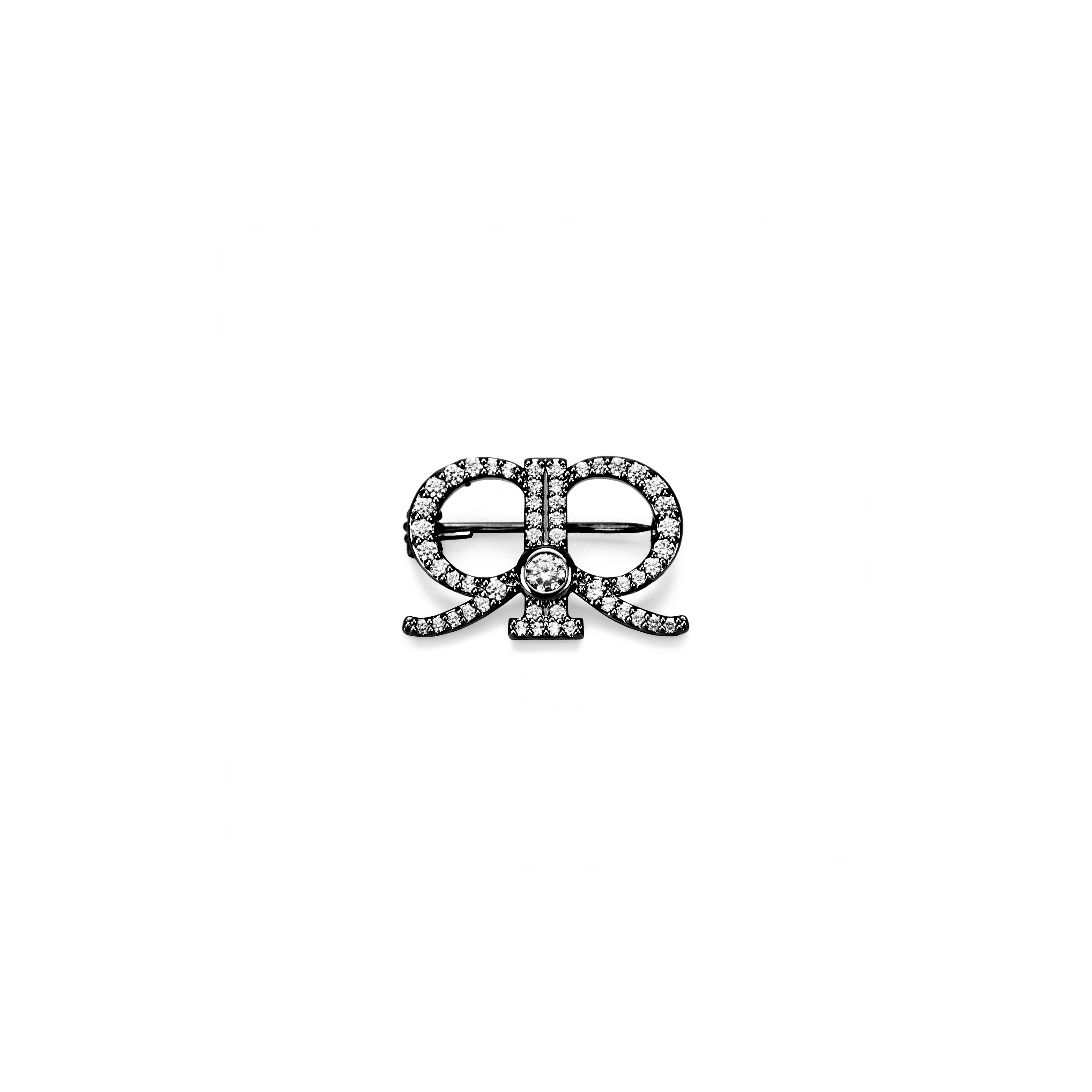 Mini Carrey Brooch - Black