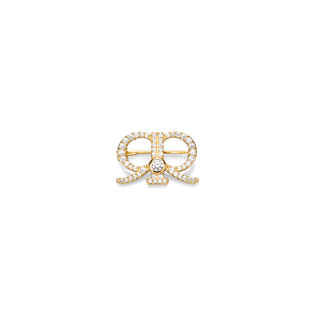 Mini Carrey Brooch - Gold
