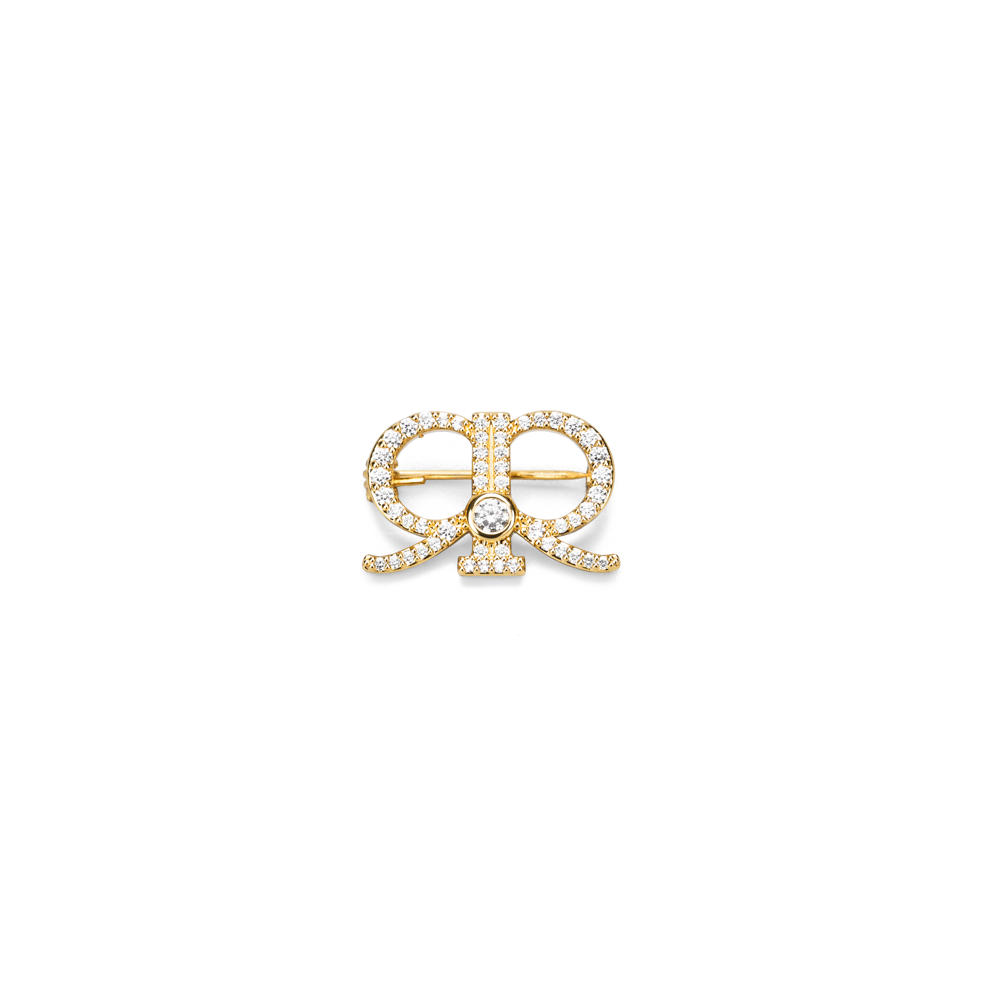 Mini Carrey Brooch - Gold