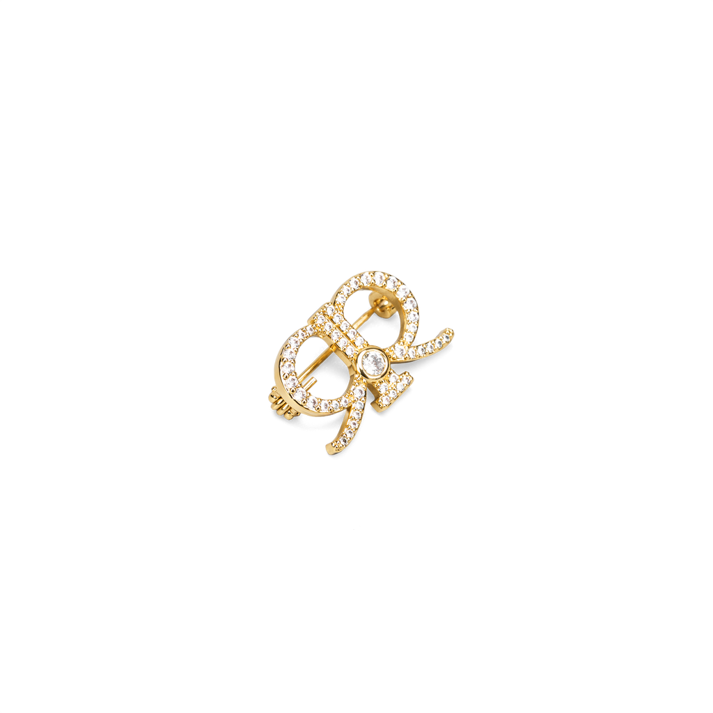 Mini Carrey Brooch - Gold