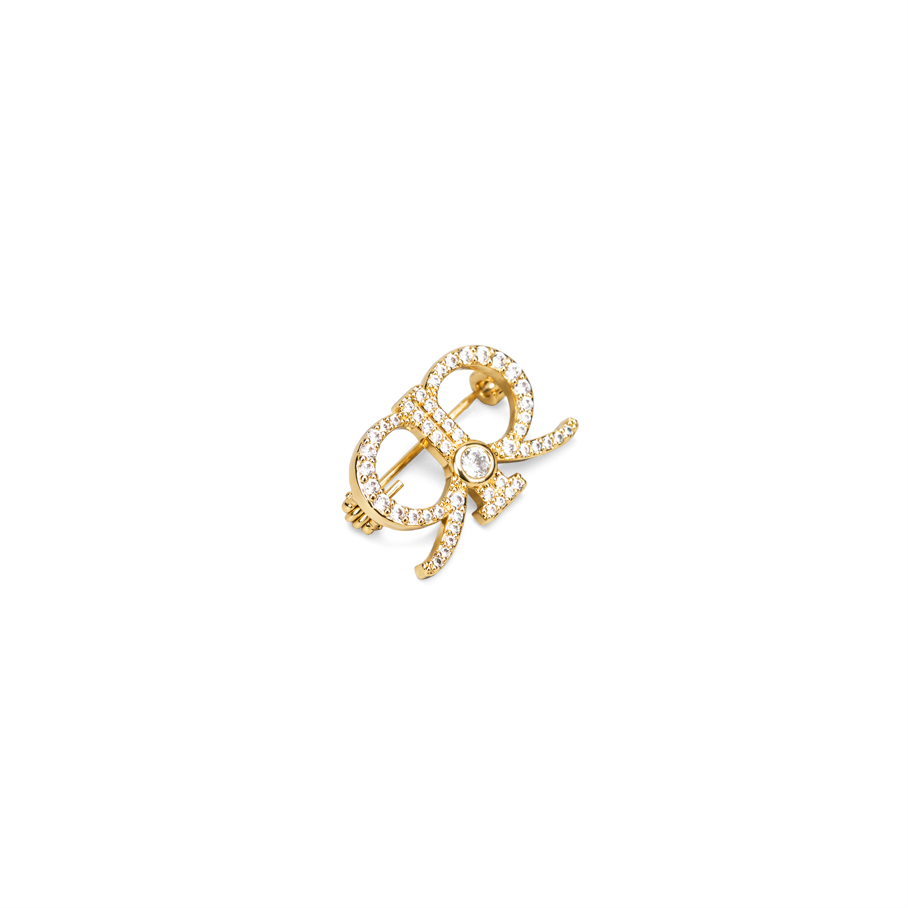 Mini Carrey Brooch - Gold