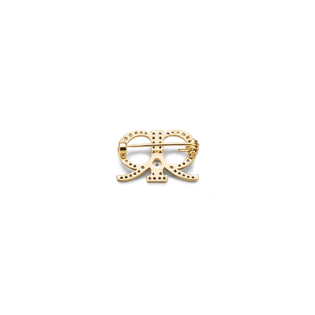 Mini Carrey Brooch - Gold