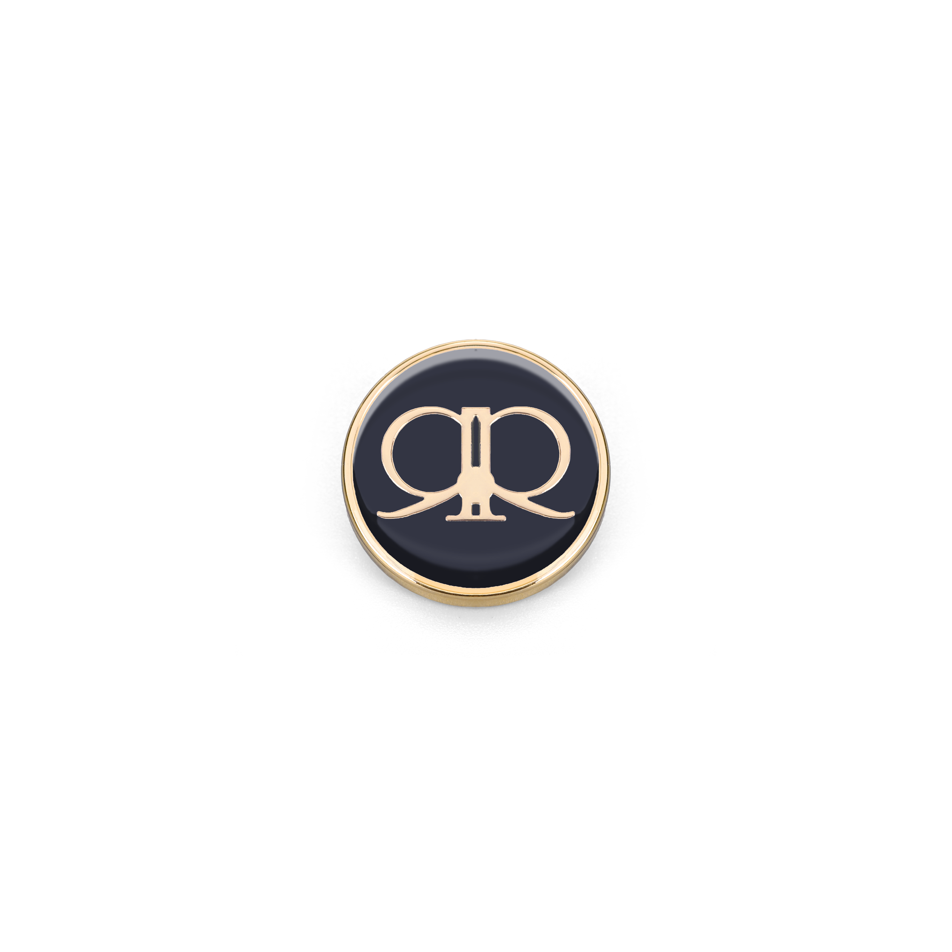 Emberrose Brooch - Black/Gold