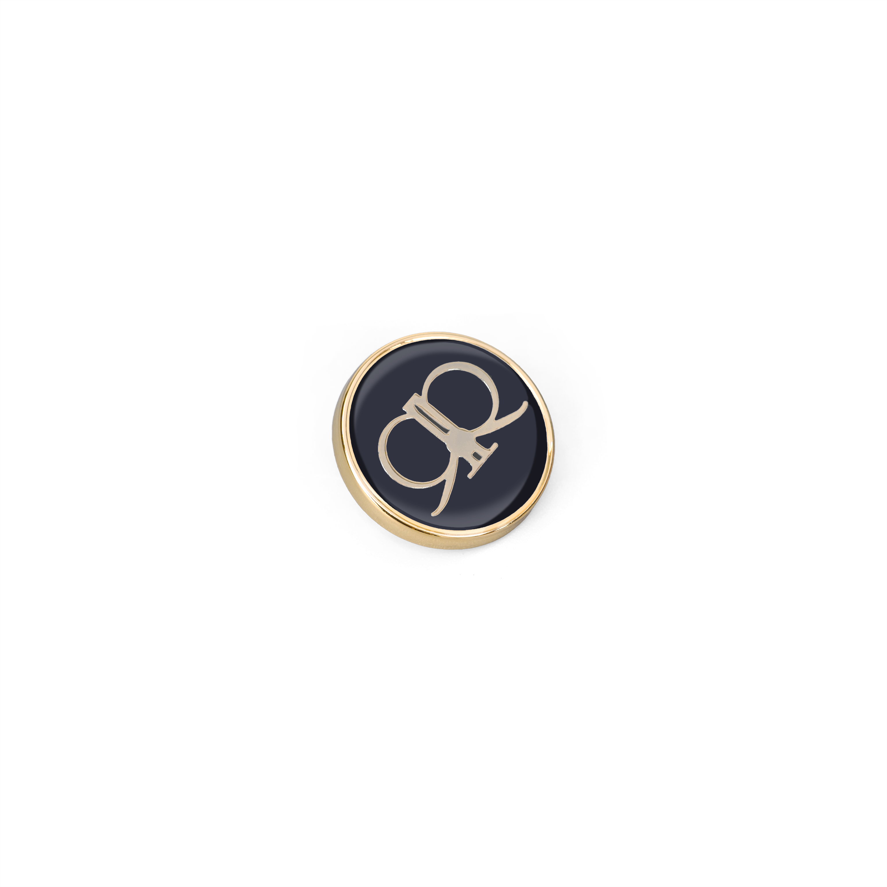Emberrose Brooch - Black/Gold