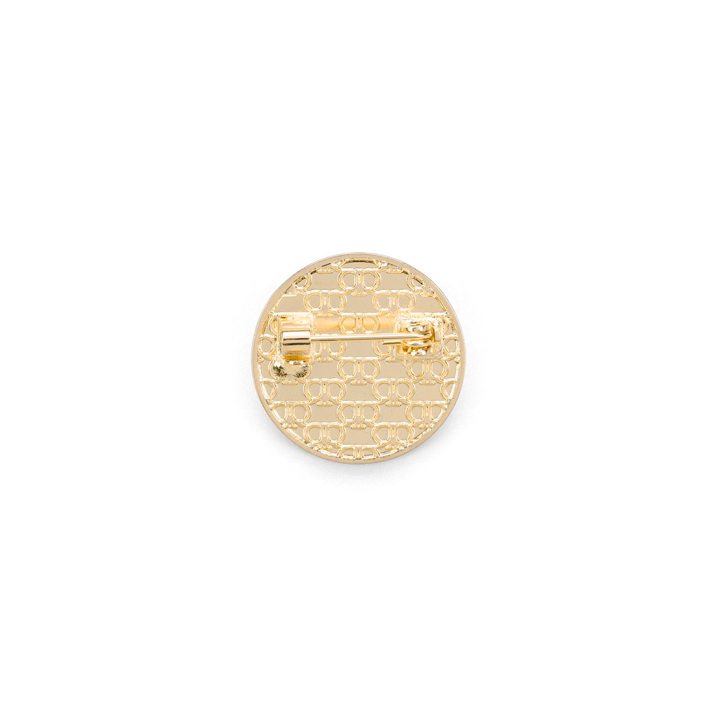 Emberrose Brooch - Black/Gold