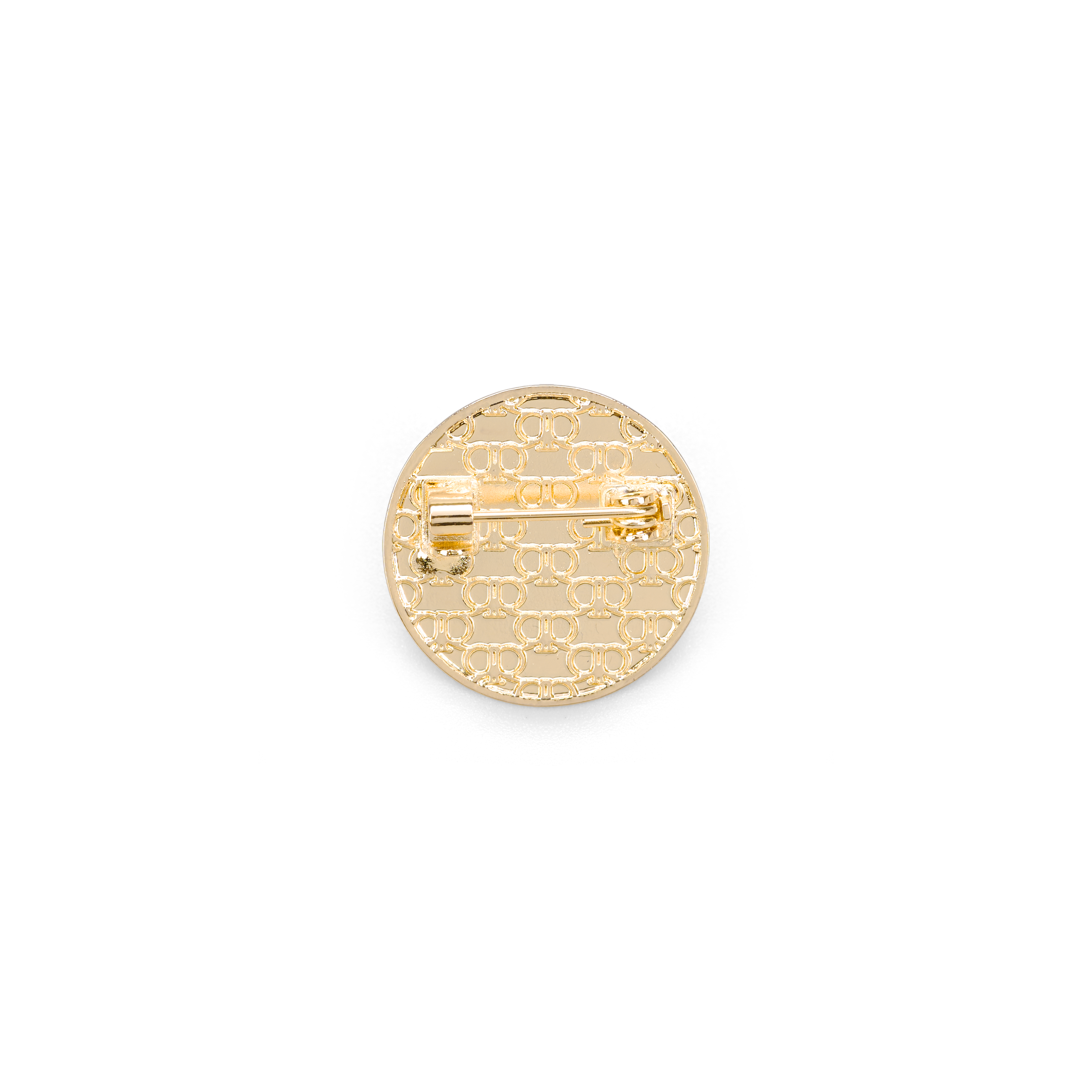 Emberrose Brooch - Black/Gold