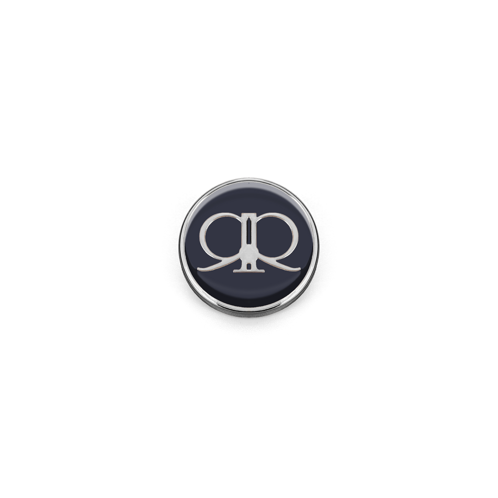 Emberrose Brooch - Black/Silver