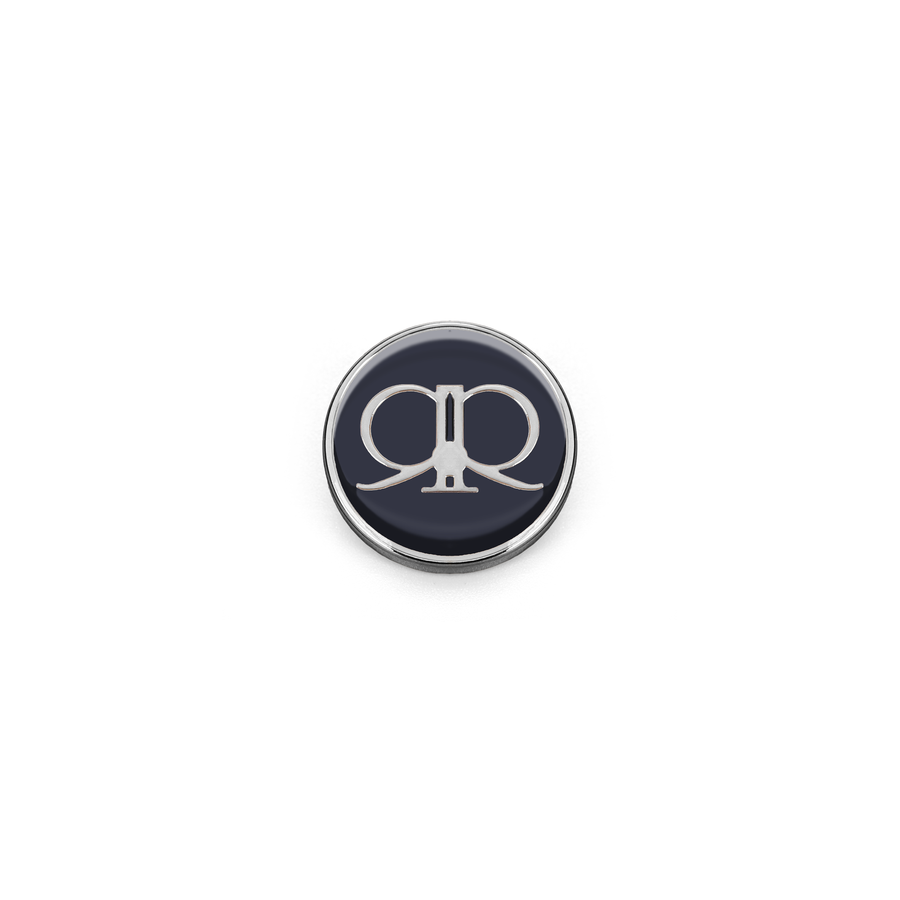 Emberrose Brooch - Black/Silver