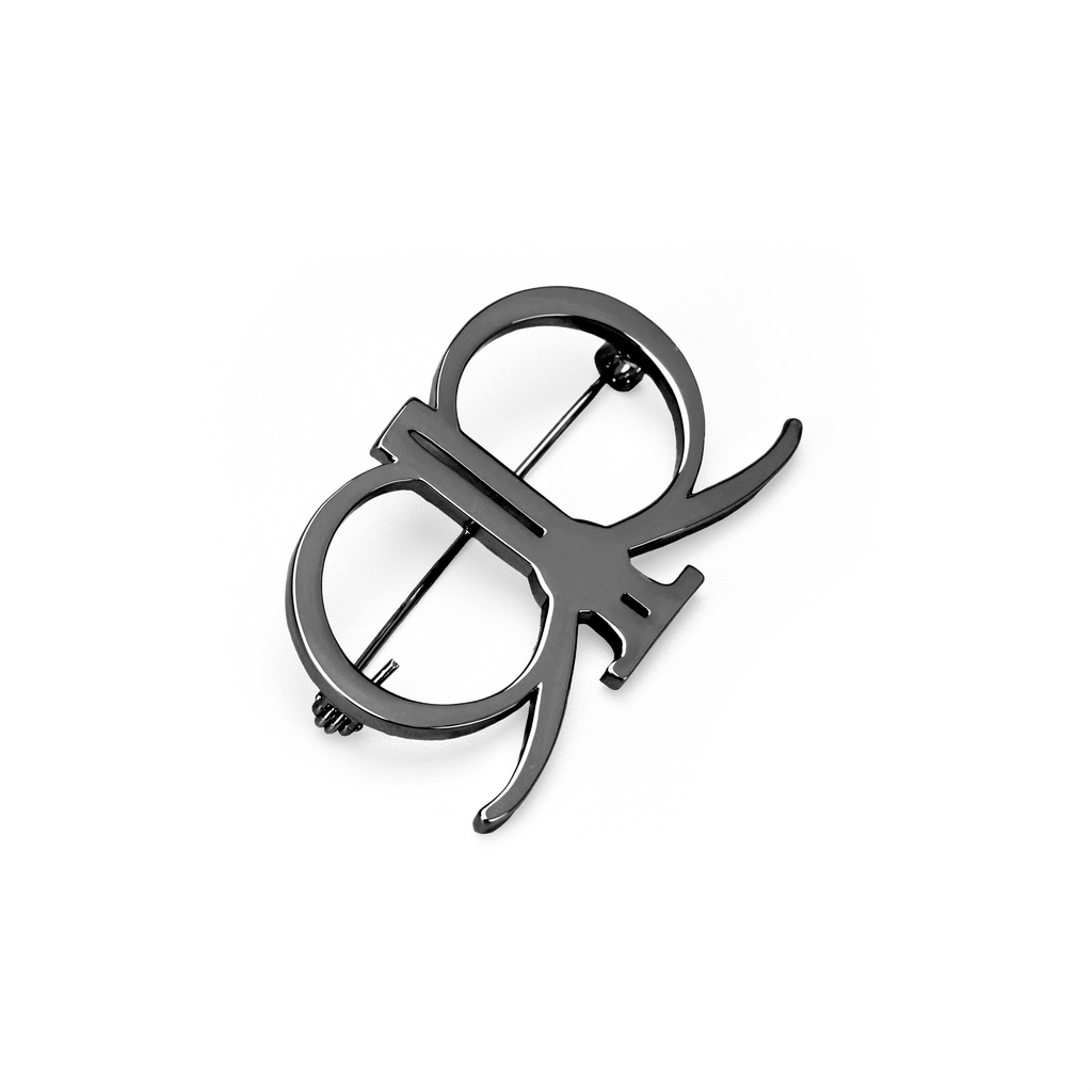 Orrey Brooch - Black