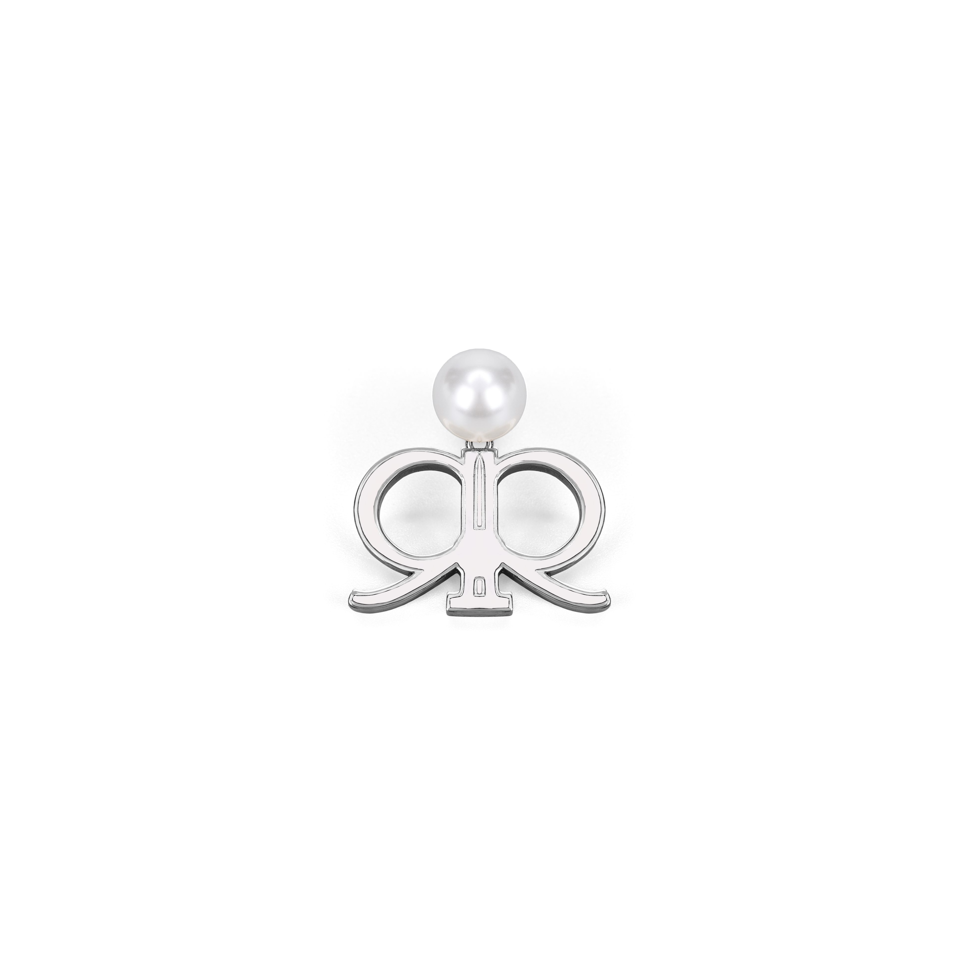 Derrica Earring - White/Silver