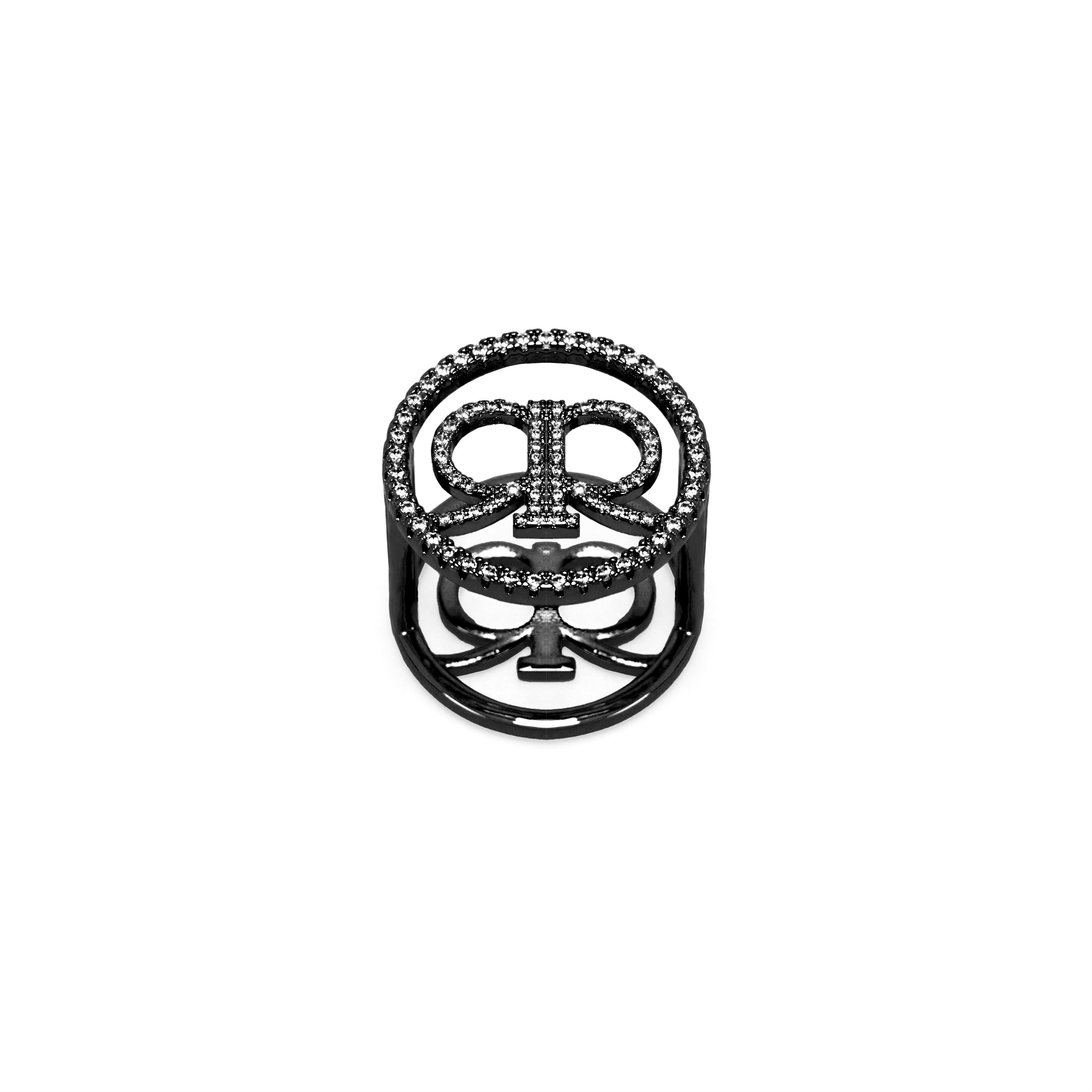 Erra Scarf Ring - Black