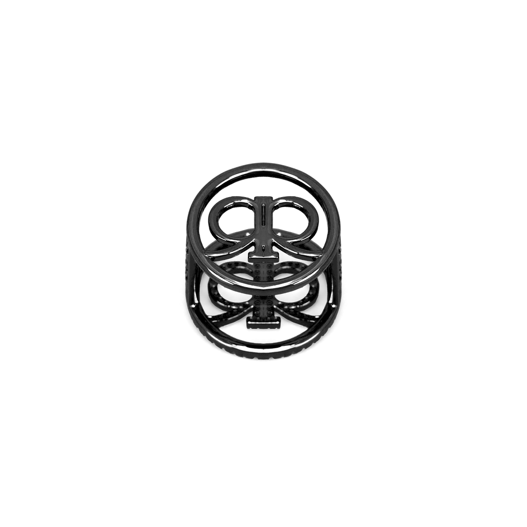 Erra Scarf Ring - Black