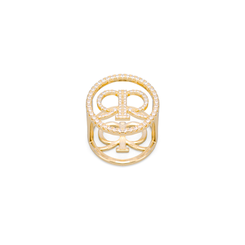 Erra Scarf Ring - Gold