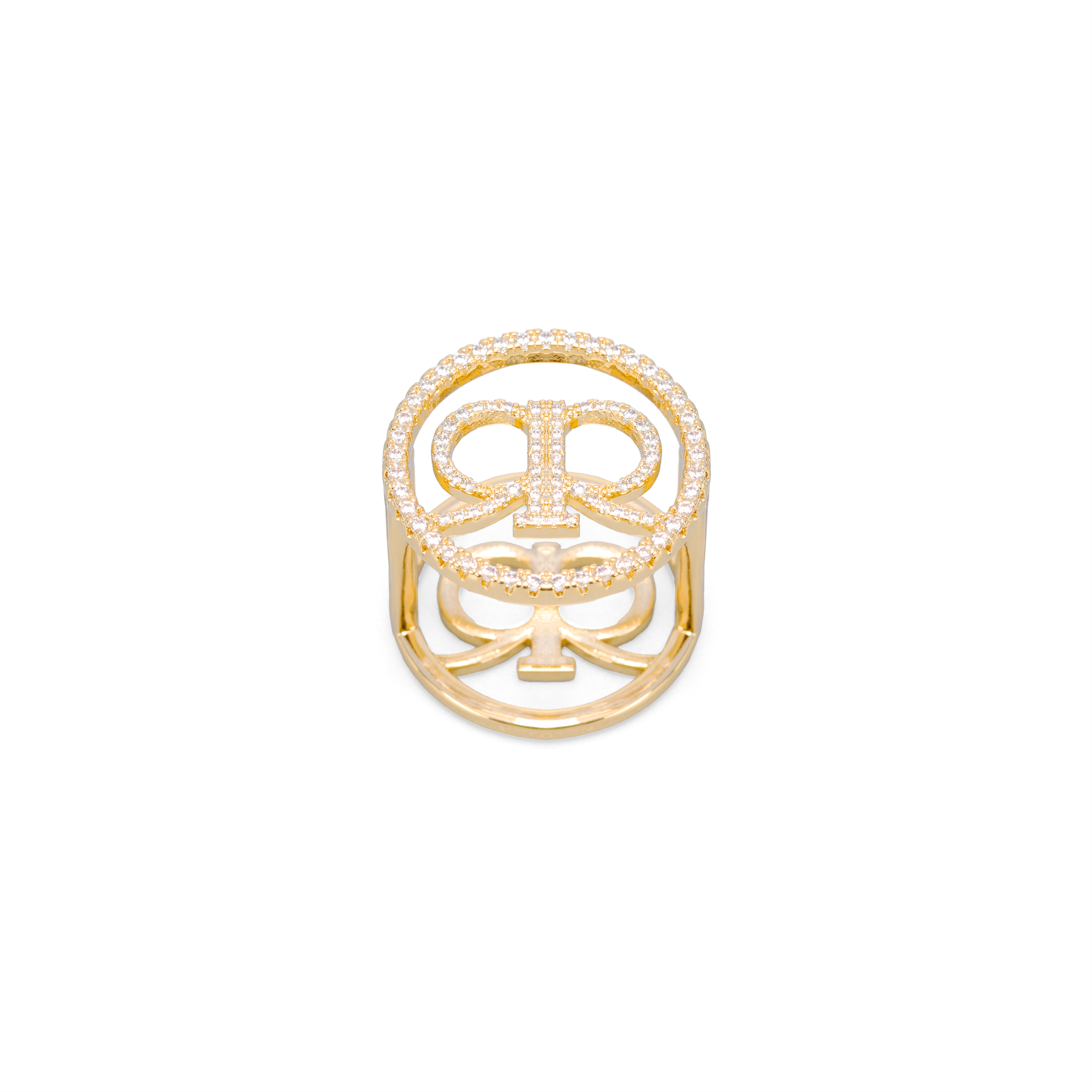 Erra Scarf Ring - Gold