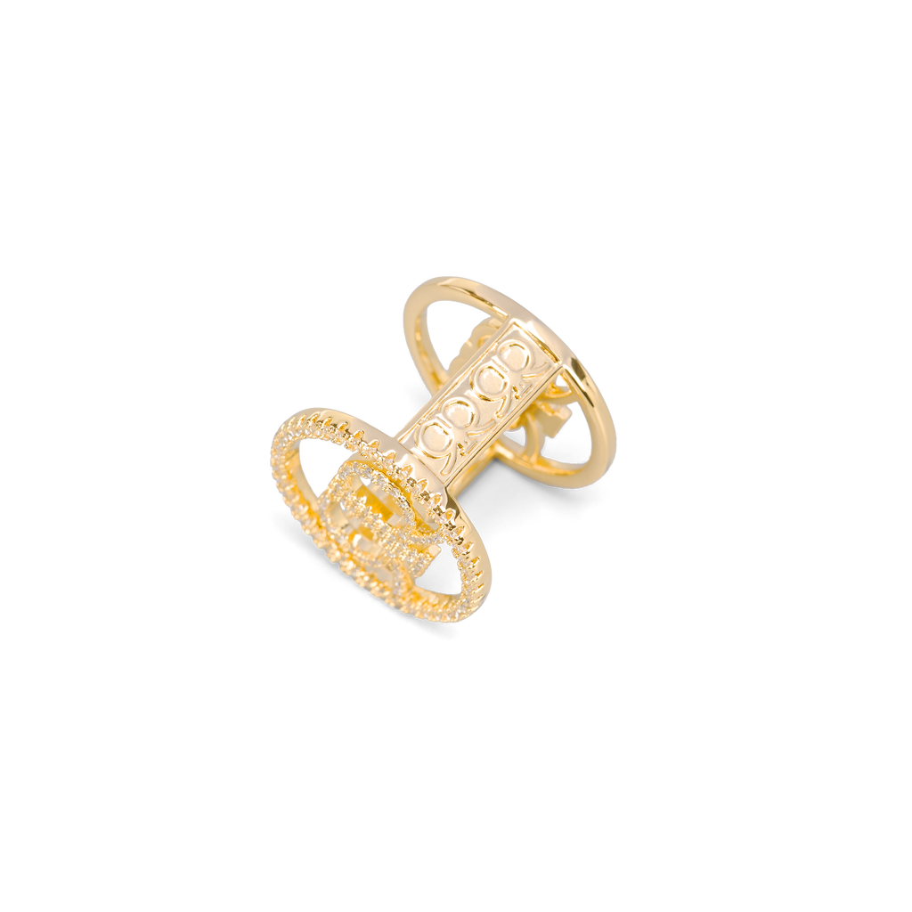 Erra Scarf Ring - Gold