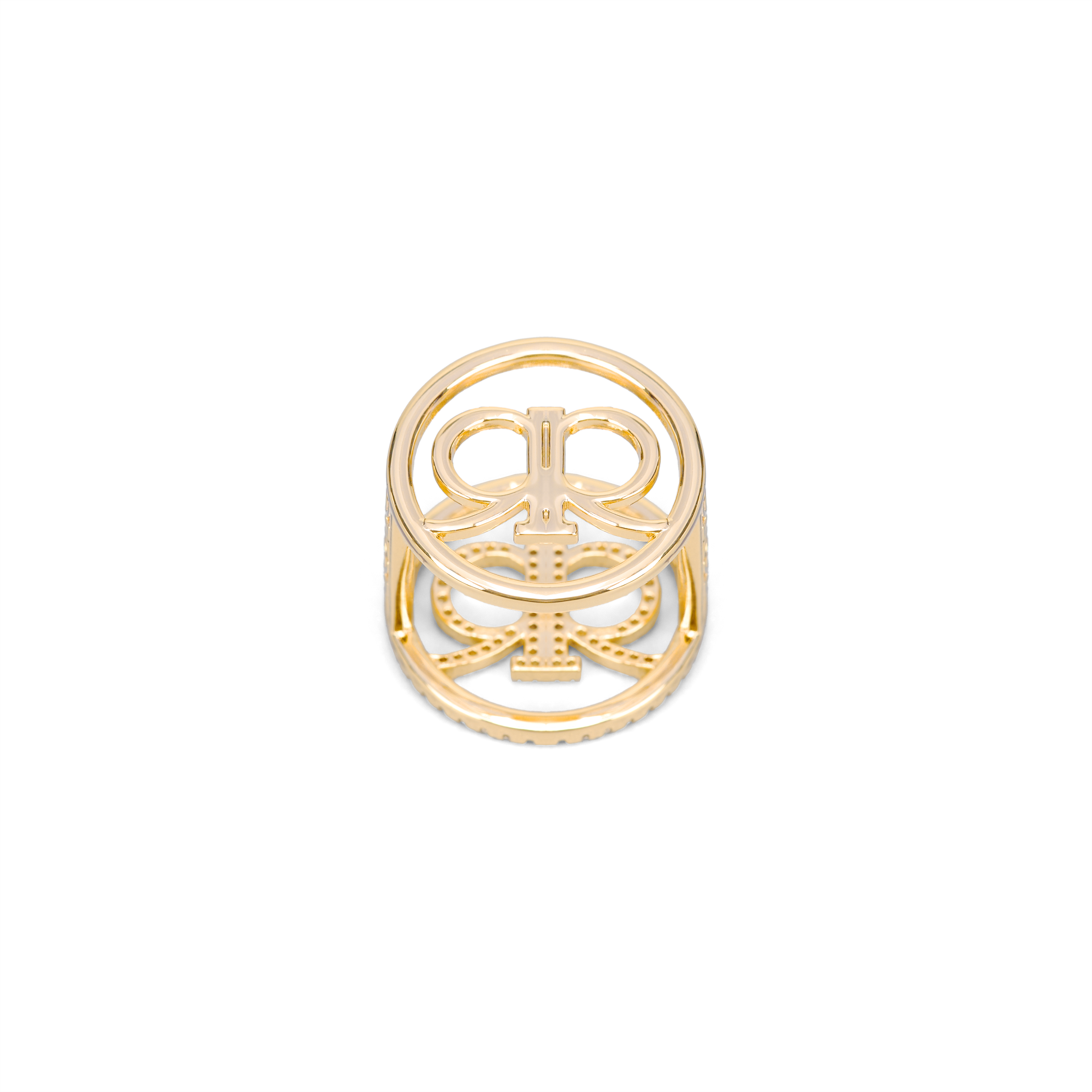 Erra Scarf Ring - Gold