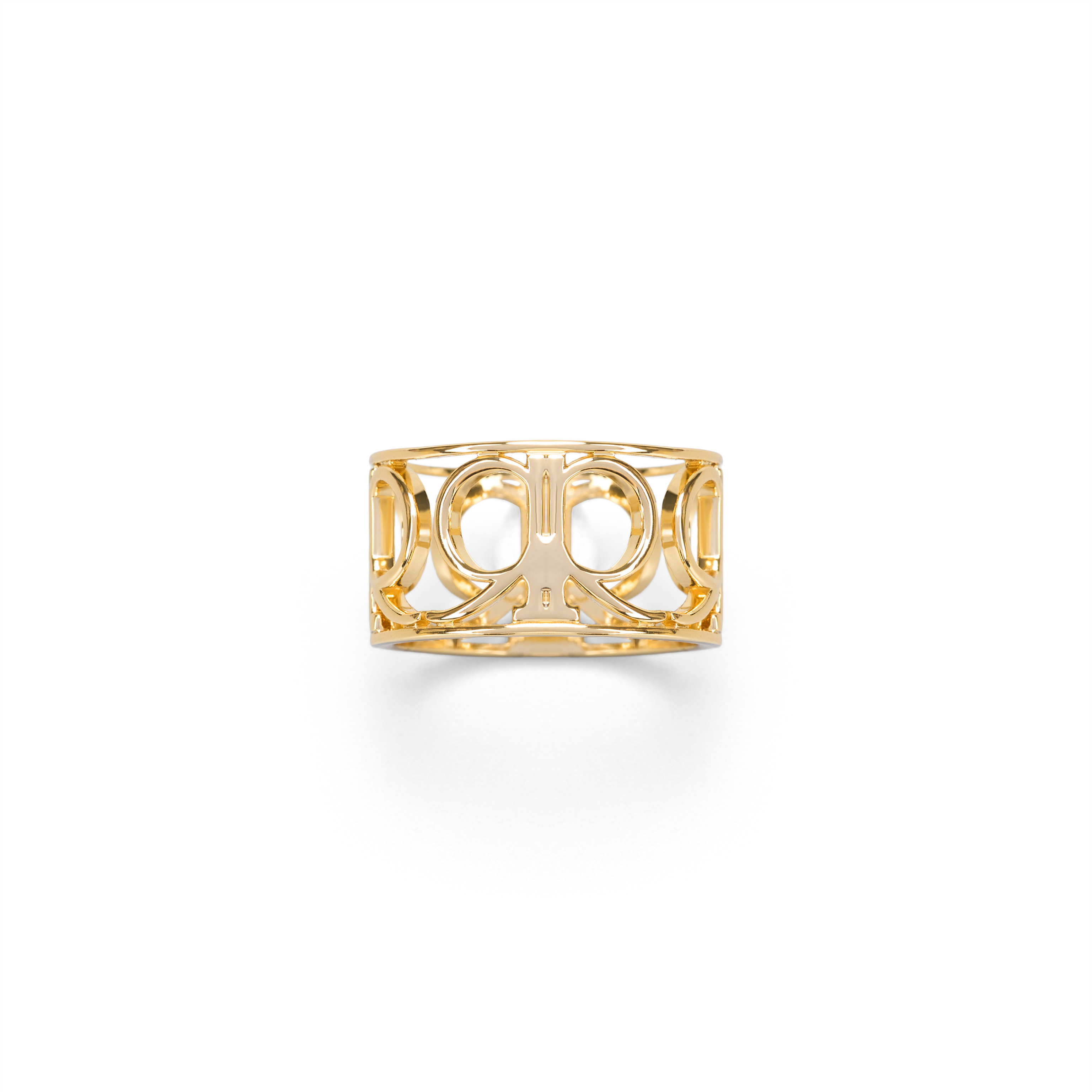 Ferra Scarf Ring - Gold