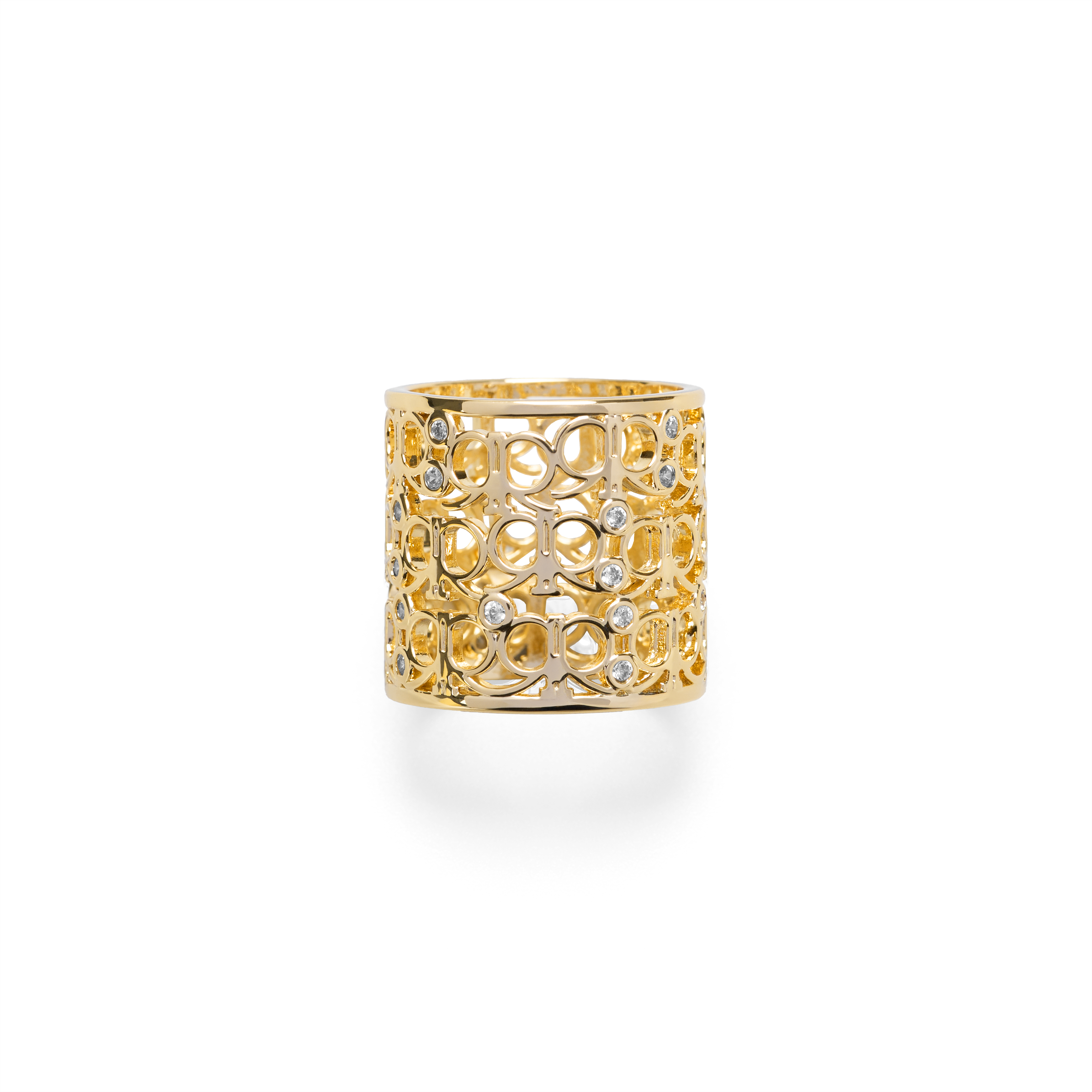 Idorra Scarf Ring - Gold