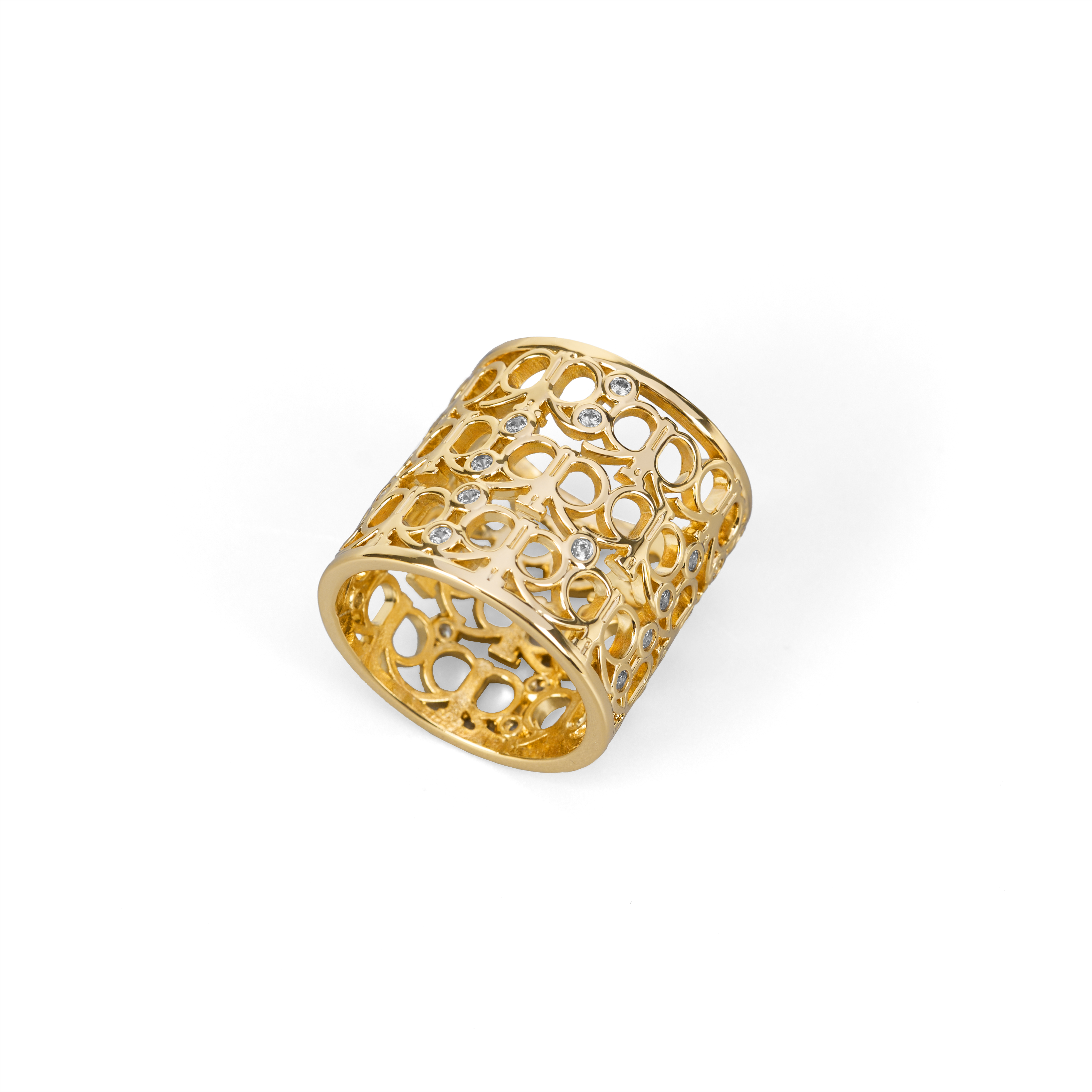 Idorra Scarf Ring - Gold