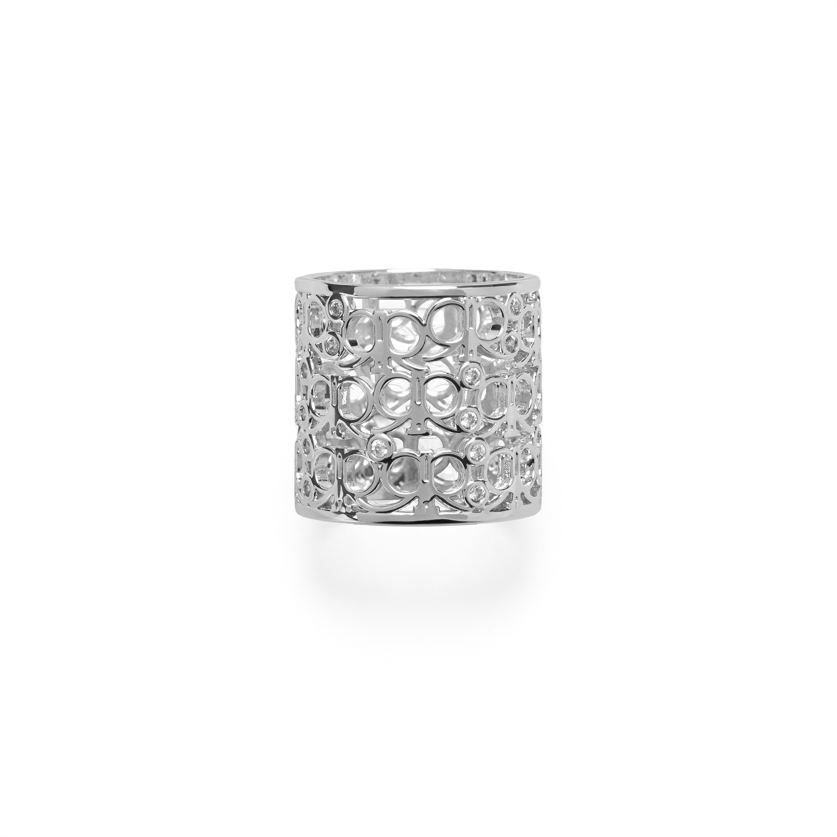 Idorra Scarf Ring - Silver