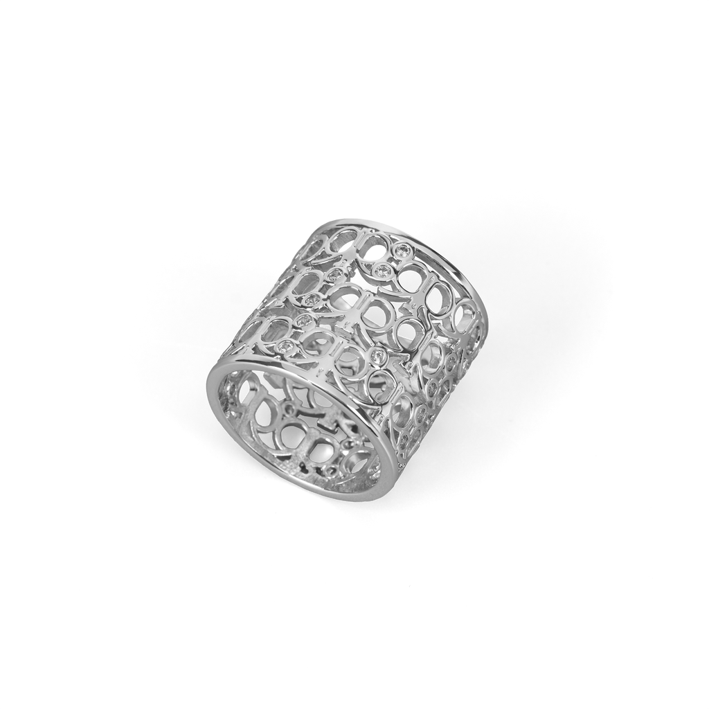 Idorra Scarf Ring - Silver