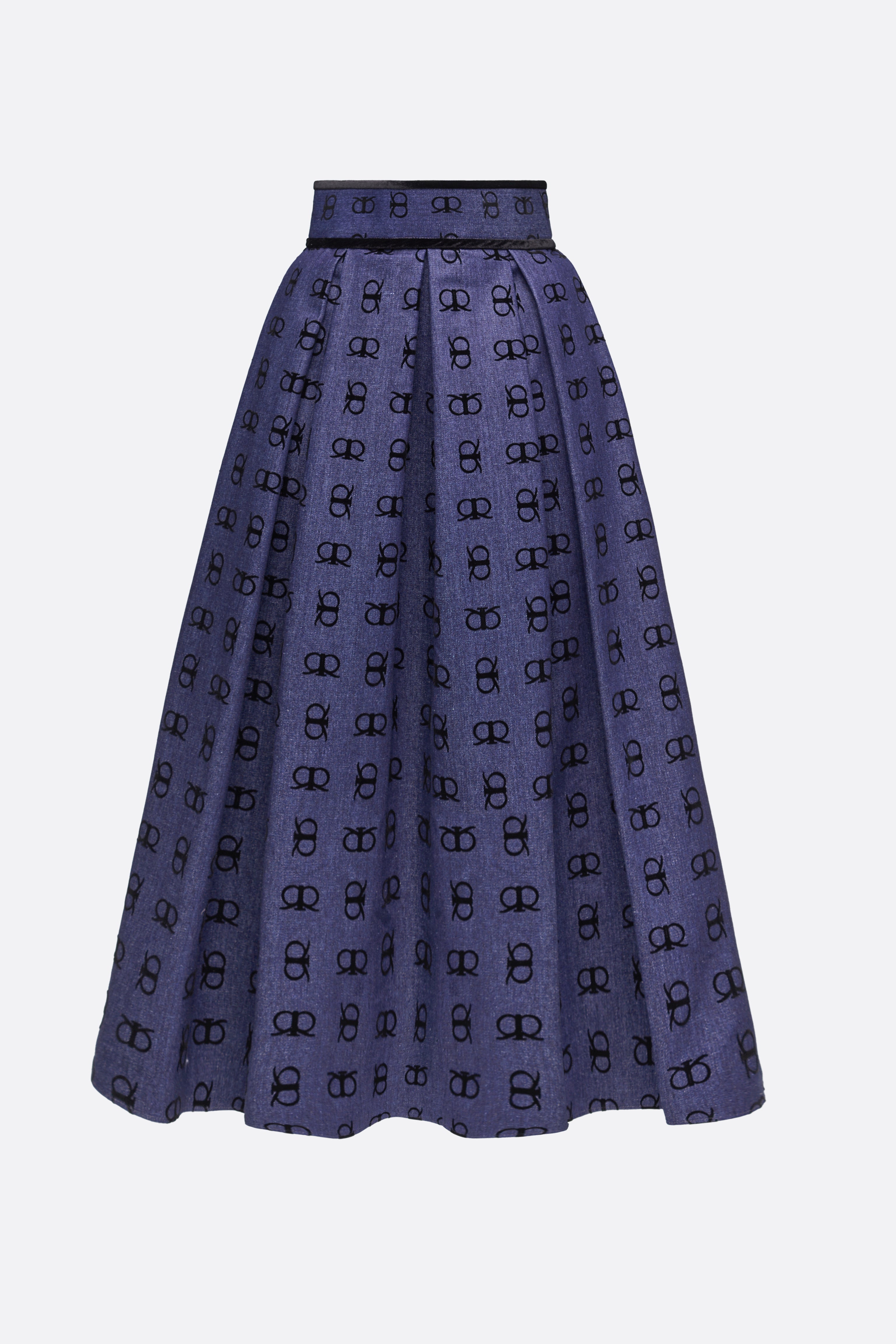 Arrilyn Skirt - Rich Blue