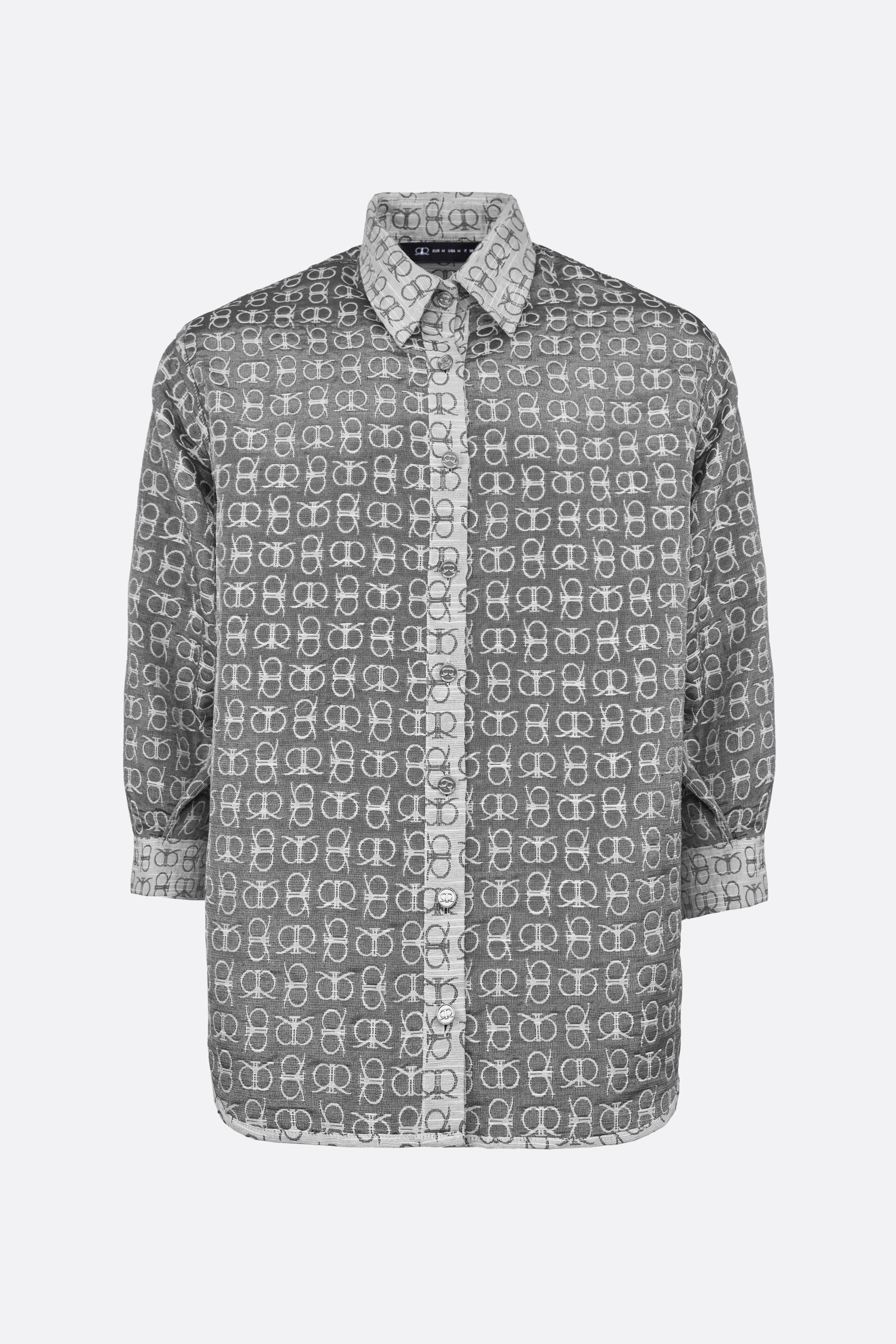 Lerroy Top - Grey/Silver