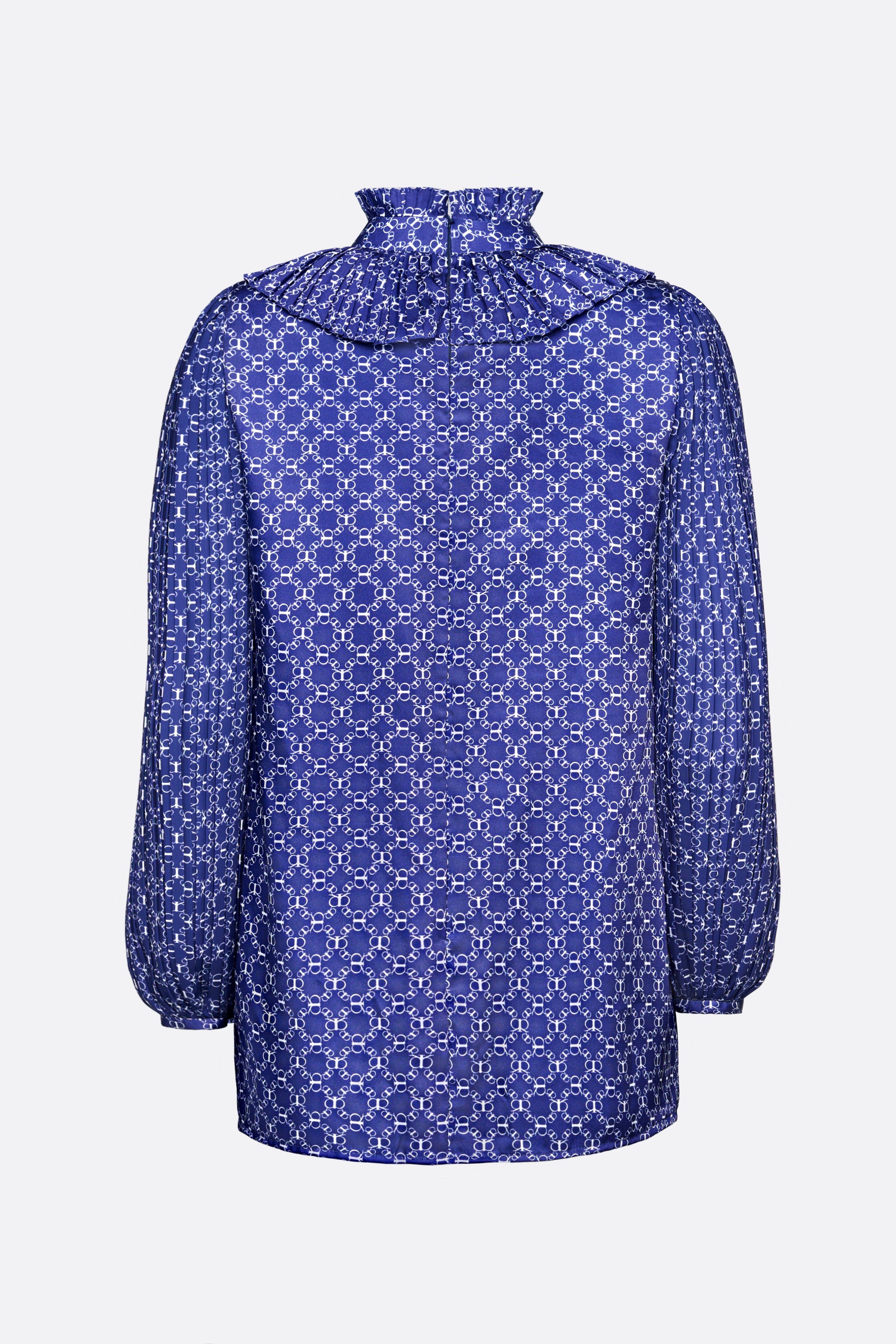 Orrisa Blouse - Navy Blue